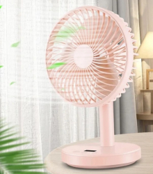 Вентилятор портативный Jile Desktop small fan 01 Pink - Картинка 7