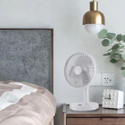 Вентилятор портативный Jile Desktop small fan 01 White - Картинка 2