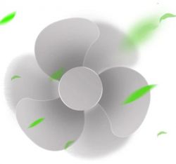 Вентилятор портативный Jile Desktop small fan 01 White - Картинка 4