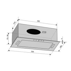 Витяжка VENTOLUX PUNTO 52 WG (800) PB - Картинка 5