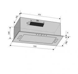 Вытяжка Ventolux PUNTO 52 X (800) KN - Картинка 5