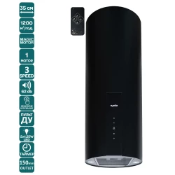 Вытяжка VENTOLUX CILINDRO 35 BK (1200) TRC MM - Картинка 2