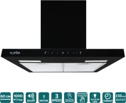 Вытяжка VENTOLUX ITALIA 60 BG/BK (1000) TC MS - Картинка 2