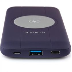   Vinga 10000 mAh Wireless QC3.0 PD soft touch purple (BTPB3510WLROP) -  4