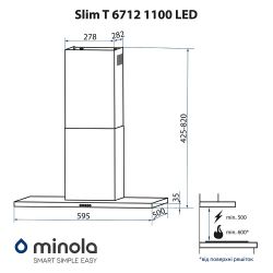  Minola Slim T 6712 BL 1100 LED -  8