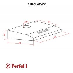 Вытяжка Perfelli RINCI 6CWX BIANCO - Картинка 11
