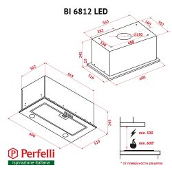 ������� Perfelli BI 6812 W LED - �������� 6