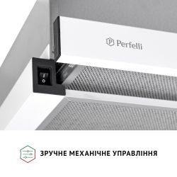 Витяжка телескопічна Perfelli TL 502 WH LED - Картинка 5