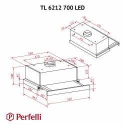 ������� ����������� Perfelli TL 6212 Full BL 700 LED - �������� 12