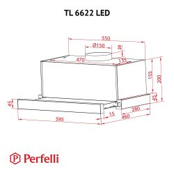 Вытяжка Perfelli TL 6622 I 1000 LED - Картинка 12