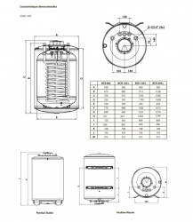 Бойлер Ariston BCH CD1 160 ARI-EU 160л 1 теплообменник 3070492 - Картинка 3