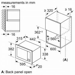 Встраиваемая микроволновая печь Bosch BFL623MW3 - Картинка 5