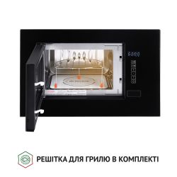 Встраиваемая микроволновая печь Perfelli BM 205 GLB - Картинка 4