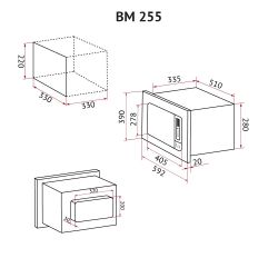 ������������ ������������� ���� Perfelli BM 255 BIX - �������� 16