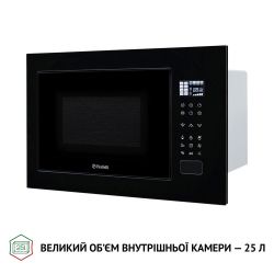 Встраиваемая микроволновая печь Perfelli BM 255S GLB - Картинка 5