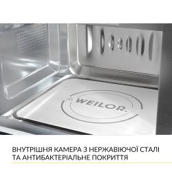 Вбудована мікрохвильова піч Weilor WBM 2041 GSS - Картинка 11