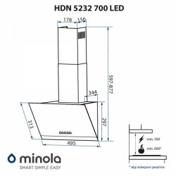 ������� Minola HDN 5232 BL/INOX 700 LED - �������� 10