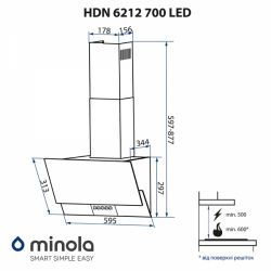  Minola HDN 6212 IV 700 LED -  8
