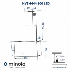 ������� MINOLA HVS 6444 BL 800 LED - �������� 10