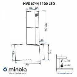  Minola HVS 6744 BL 1100 LED -  8
