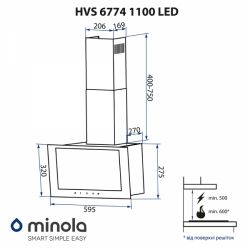  Minola HVS 6774 BL 1100 LED -  9