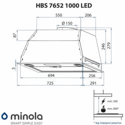  Minola HBS 7652 I 1000 LED -  10