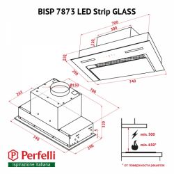  Perfelli BISP 7873 WH LED Strip GLASS -  12