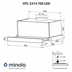  Minola HTL 5214 WH 700 LED -  10