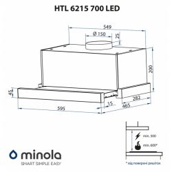  Minola HTL 6215 BL 700 LED -  12