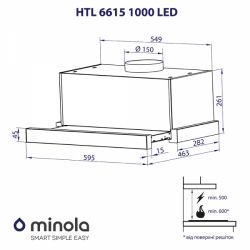  Minola HTL 6615 IV 1000 LED -  9