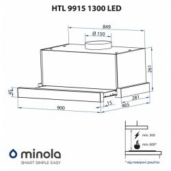  Minola HTL 9915 I 1300 LED -  13