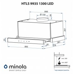  Minola HTLS 9935 BL 1300 LED -  12