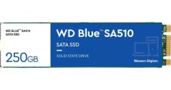 ������������ ����������� SSD 250Gb, Western Digital Blue SA510, SATA, M.2 2280, 3D TLC, 555/520 ��/� (WDS250G3B0B)