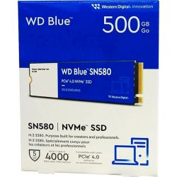 SSD  Western Digital Blue SN580 500GB M.2 2280 (WDS500G3B0E) -  4