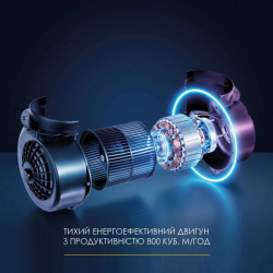 Вытяжка WEILOR LUNA WBG 55 BLACK SILENCE - Картинка 3