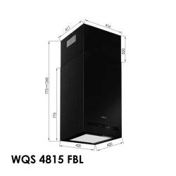 Вытяжка WEILOR WQS 4815 FBL - Картинка 13