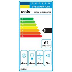 Витяжка VENTOLUX WELLA 60 BK (1000) PB - Картинка 8