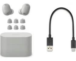 Навушники TWS Sony WF-1000XM6 BT 5.3, ANC, Hi-Res, IPX4, SBC, AAC, LDAC, LC3, Mic, Сільвер WF1000XM6S.CE7 - Картинка 10
