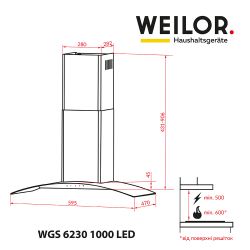  WEILOR WGS 6230 BL 1000 LED -  9
