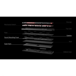 Lemokey ��������� ��������� Lemokey X3 104Key, Red, USB-A, QMK/VIA, Hot-Swap, EN/UKR, RGB, ������ X3-H1-UA - �������� 4