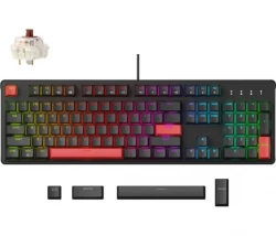 Lemokey Клавіатура механічна X3 104Key, Keychron Brown, USB-A, QMK/VIA, Hot-Swap, EN/UKR, RGB, чорний X3-H3-UA - Картинка 2