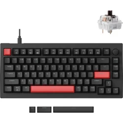 Lemokey ��������� ��������� X4 84Key, Keychron Brown, USB-A, QMK/VIA, Hot-Swap, EN/UKR, Red led, ������ X4-A3-UA - �������� 2