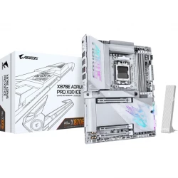 GIGABYTE Mатеринська плата sAM5 AMD X870E 2xHDMI/2xUSB4 Typ e-C 4xM.2 5GbE LAN ATX X870E AORUS PRO X3D ICE - Картинка 5