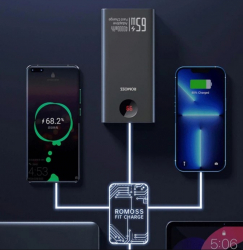 УМБ Romoss 40000mAh PEA40S Pro 65W (PEA40-382-2131H) черный - Картинка 10