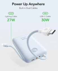 УМБ VIYISI G2068 20000mAh 30W блакитний - Картинка 2