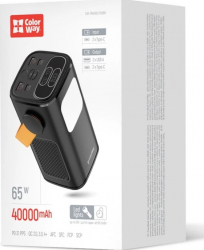 УМБ ColorWay 40000 mAh NightWork Black CW-PB400LP06BK - Картинка 5
